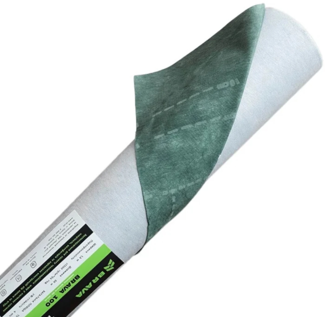 Супердифузійна мембрана BRAVA 100 ш 1.5 (50 м)